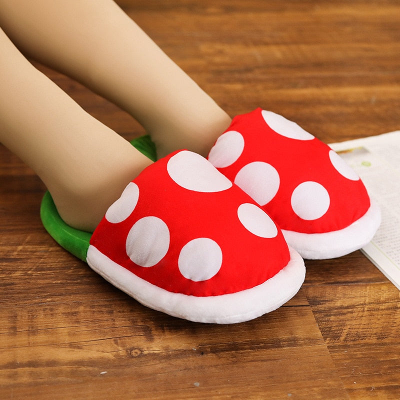 Piranha Plant Plush Slippers