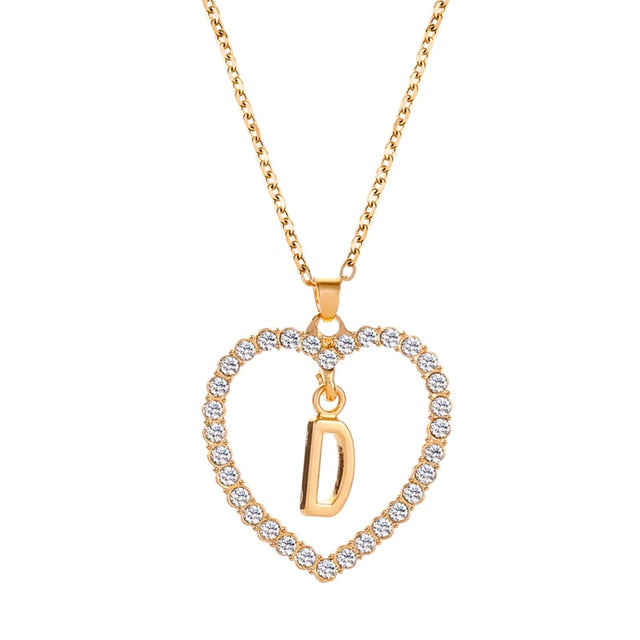 Initials Letter Necklace