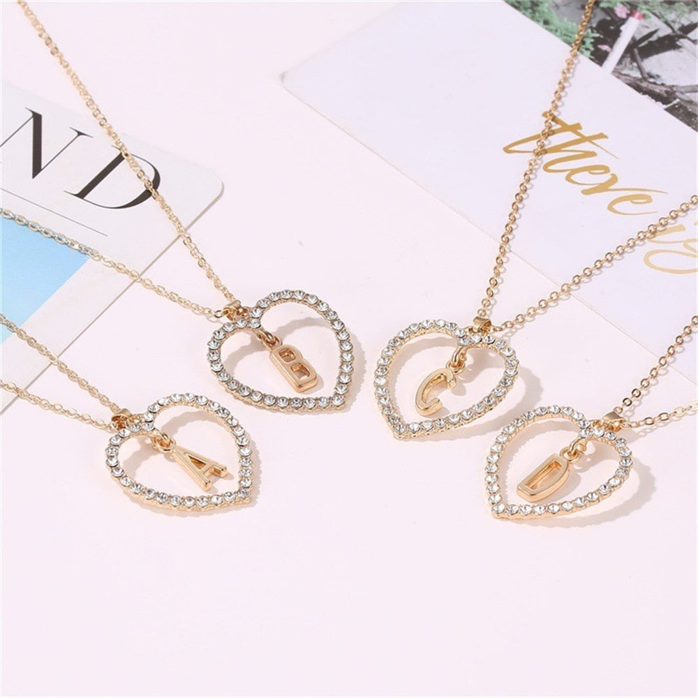 Initials Letter Necklace