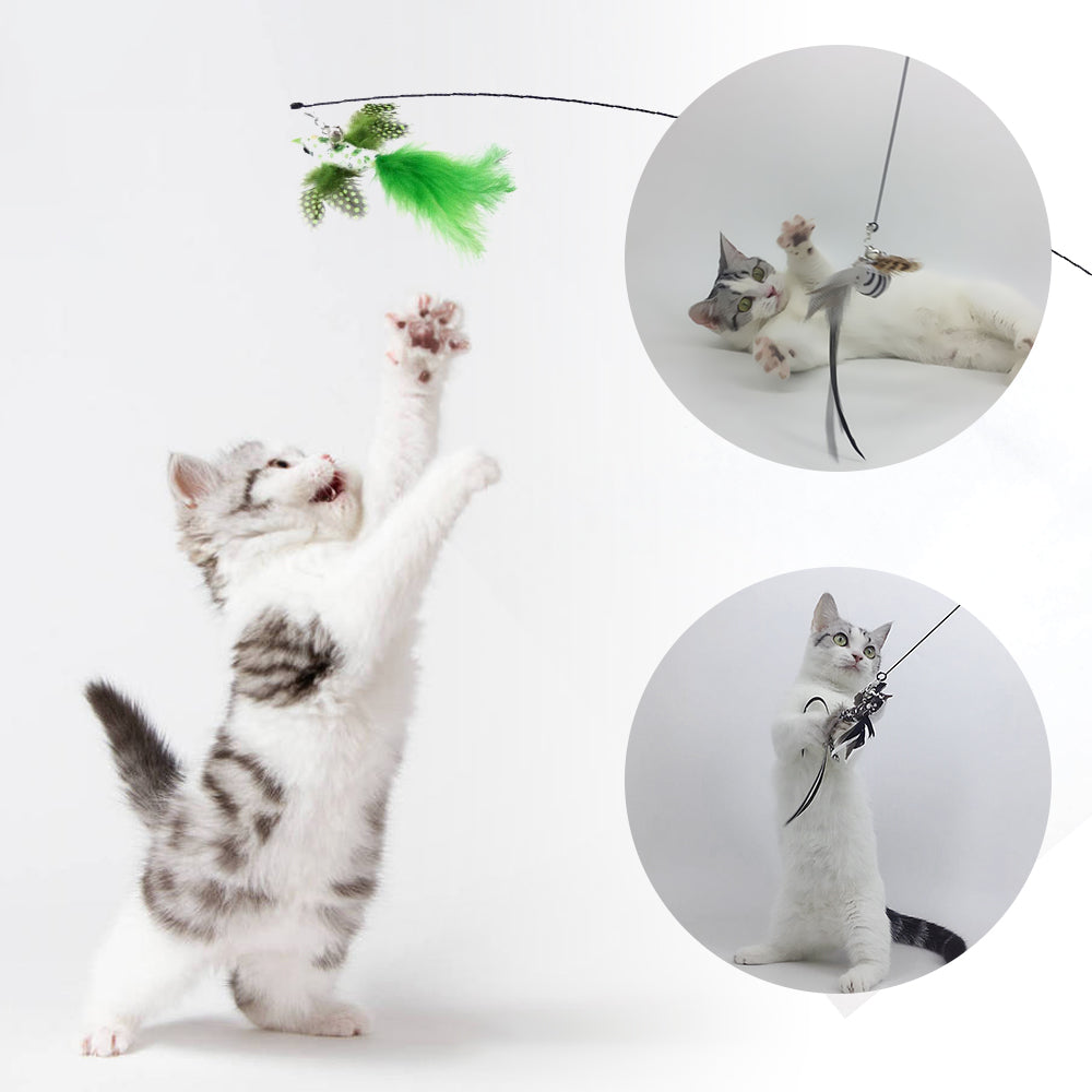 Suction Cup Cat Feather Toy